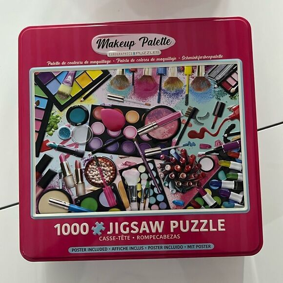 MAKEUP PALETTE NWT 1,000 PIECE JIGSAW PUZZLE - Picture 2 of 4